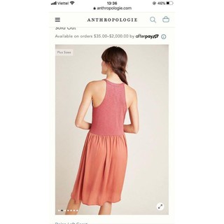 Đầm thun Dolan phối 2 màu
