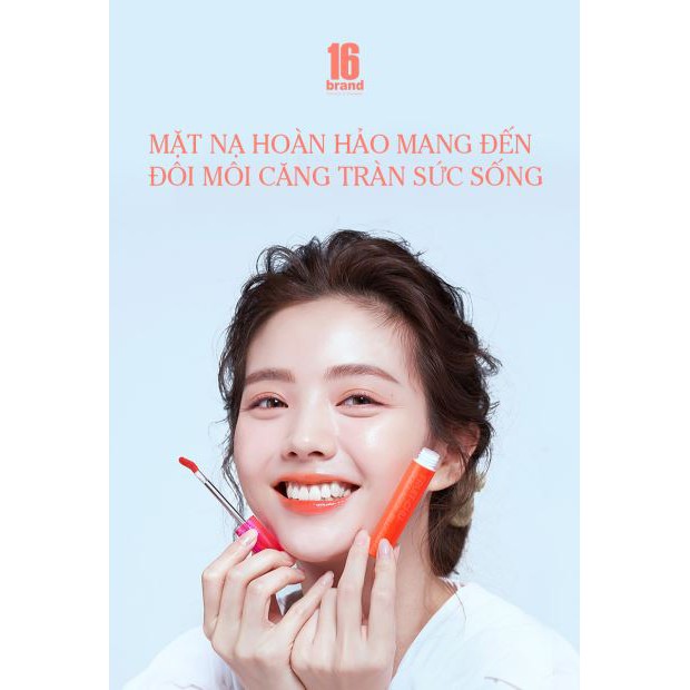 Son Tint Lì Ngọt Ngào Cho Đôi Môi Căng Mọng, Ẩm Mượt 16Brand Fruit-Chu Collagen Jelly Tint 4.1g | BigBuy360 - bigbuy360.vn