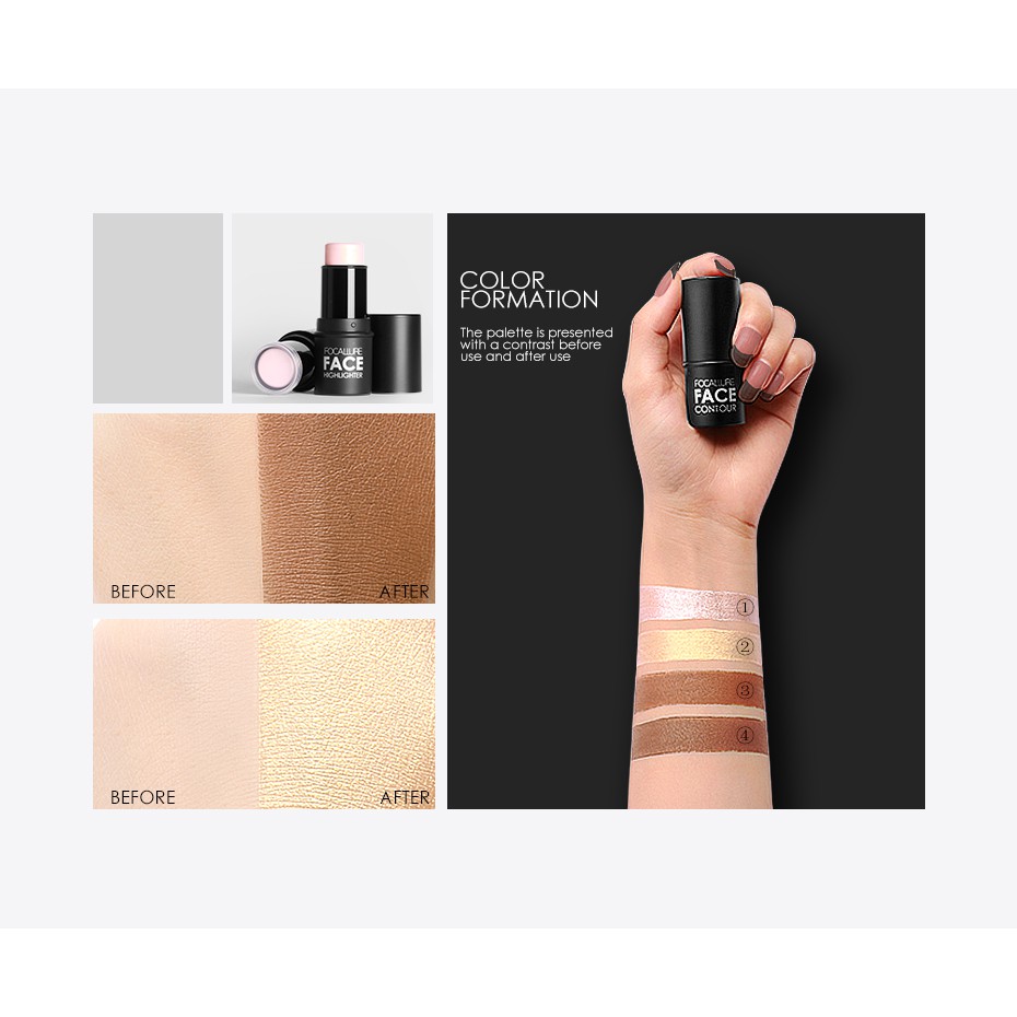 (hàng Mới Về) Thỏi Kem Bắt Sáng / Tạo Khối Focallure Chính Hãng 101 | BigBuy360 - bigbuy360.vn