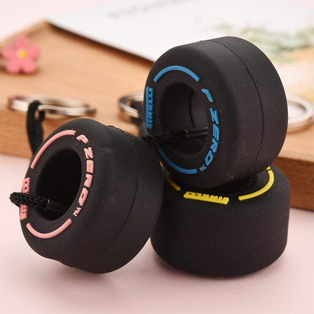 Móc khóa xe hơi F1 hình bánh xe đua thời trang