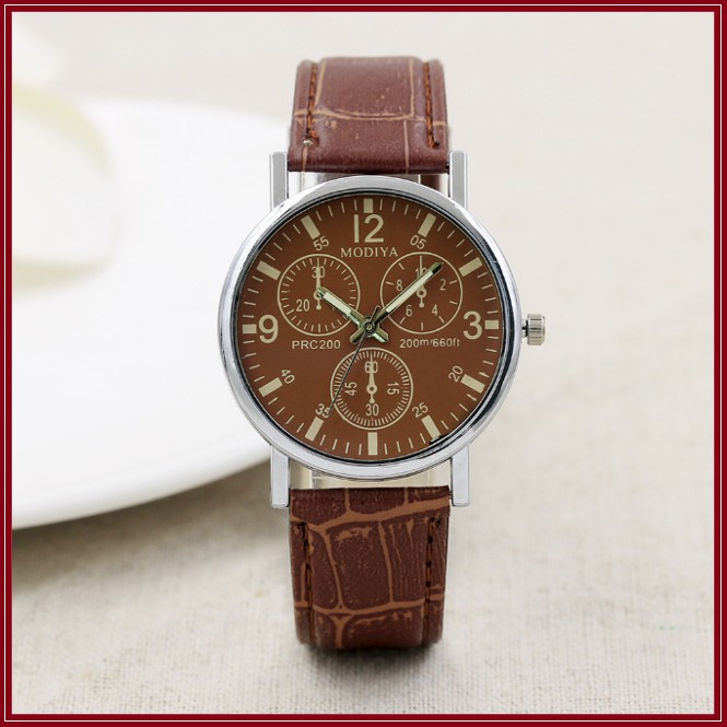 Đồng hồ nam Modiya dây da | BigBuy360 - bigbuy360.vn