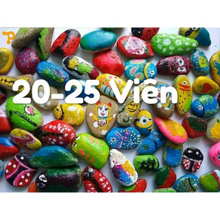 [Com Bo 20] Đá Cuội Vẽ Tranh Cho Bé Thoả Sức Sáng Tạo