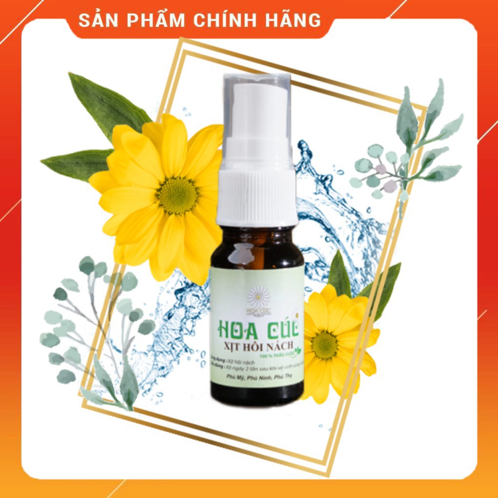 (Chính Hãng) Xịt Triệt Hôi Nách Hoa Cúc - Ngăn Tiết Mồ Hôi - Giảm Thâm (Mẫu Mới)