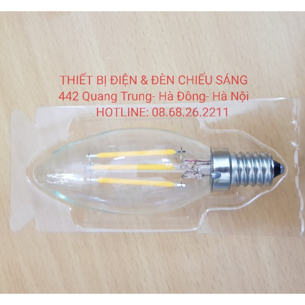 Bóng đèn led 4W- edison G45, A60,đui E14,E27 a/s vàng có bảo hành