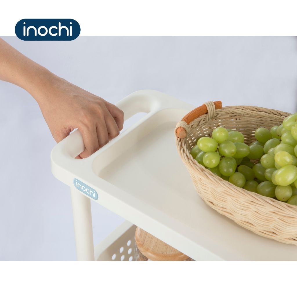 Kệ Di Động 4 Tầng INOCHI Có Bánh Xe Di Chuyển Phù Hợp Đặt Kệ Nhà Tắm, Phòng Bếp