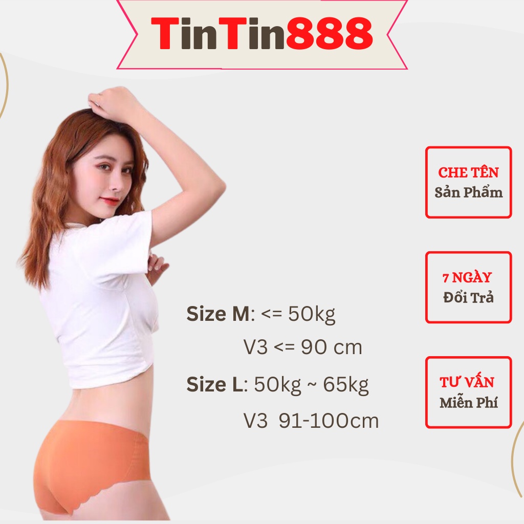 Quần lót su lượn sóng không viền Q1028, quần cho con gái co dãn tốt mềm mại dùng được nhiều mùa - TinTin888
