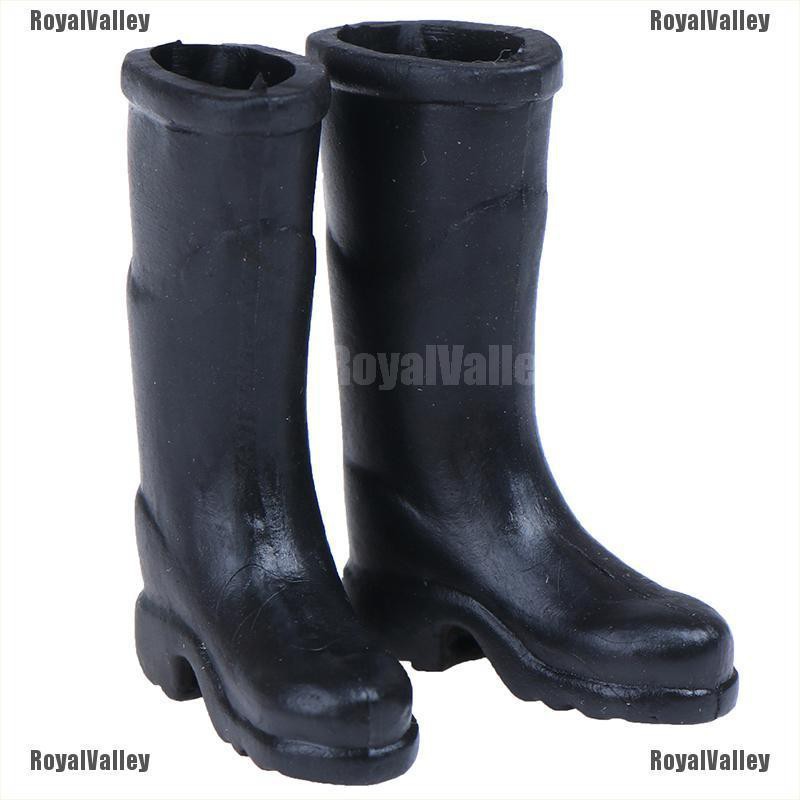 Giày Bốt Đi Mưa Mini Cho Nhà Búp Bê Tỉ Lệ 1: 12