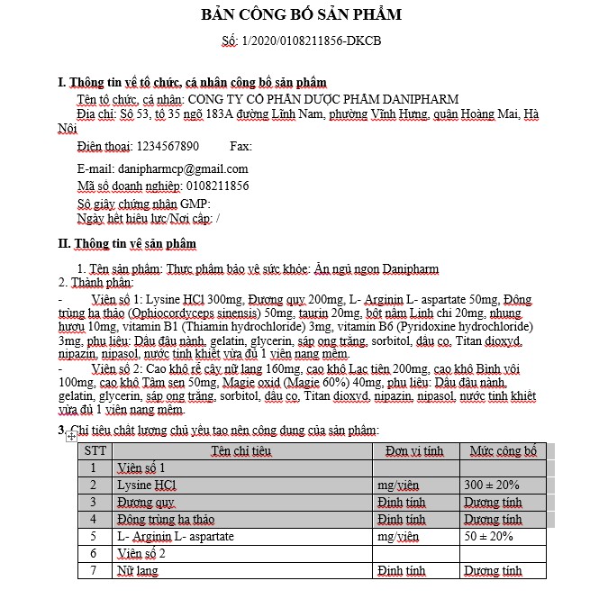 Ăn ngon ngủ ngon DANIPHARM, tạo giấc ngủ sâu, ngủ ngon giấc, ngủ dậy không mệt mỏi, tỉnh táo, ngủ khoẻ-ăn khoẻ