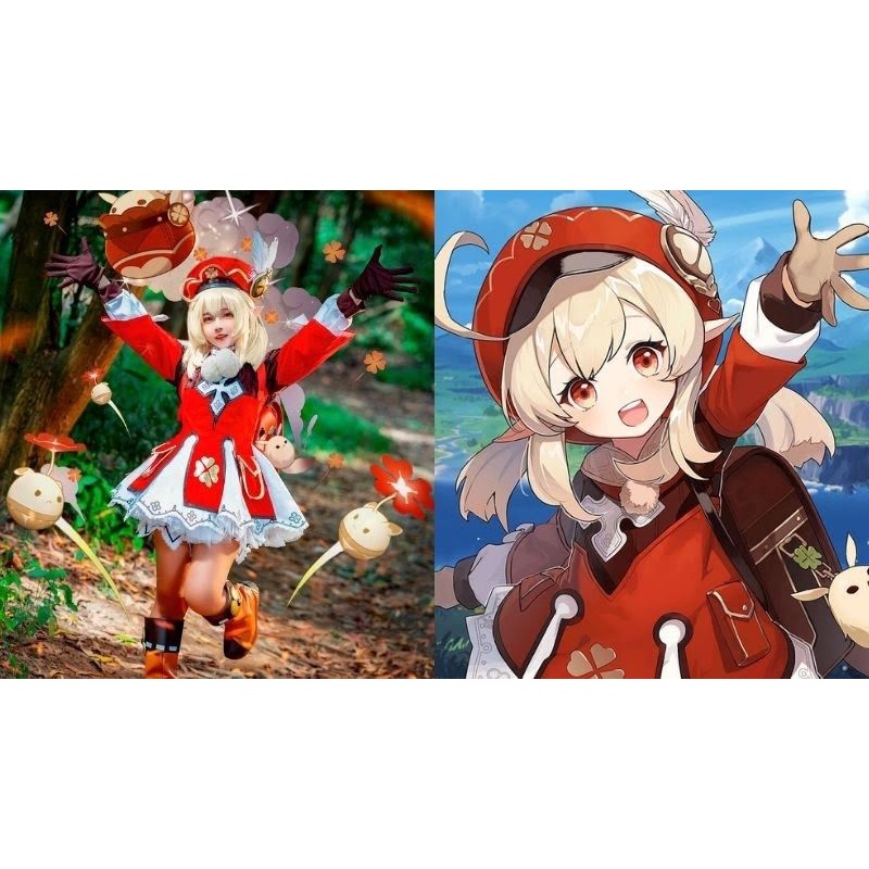 [CÓ SẴN]_Bộ cosplay Trang phục hoá trang nhân vật Kelly Genshin Impact (Klee)