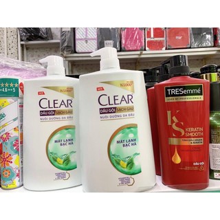 Dầu gội clear bạc hà 1400g