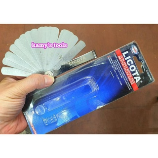 Thước căn lá, thước lá căn chỉnh cò xu pắp licota 25 lá ata-0074d, thước lá đo khe hở