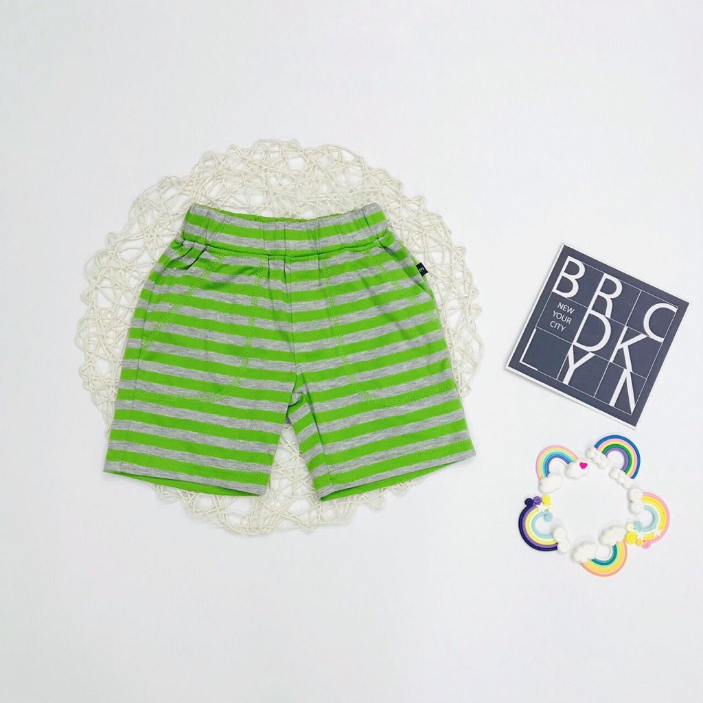 Quần đùi bé trai SUNKIDS, quần đùi cho bé chất cotton mềm mát, size 3-6 tuổi nhiều màu