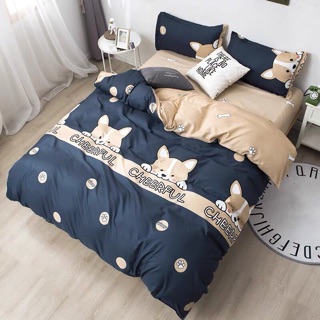 Bộ chăn ga POLY COTTON NHẬP KHẨU