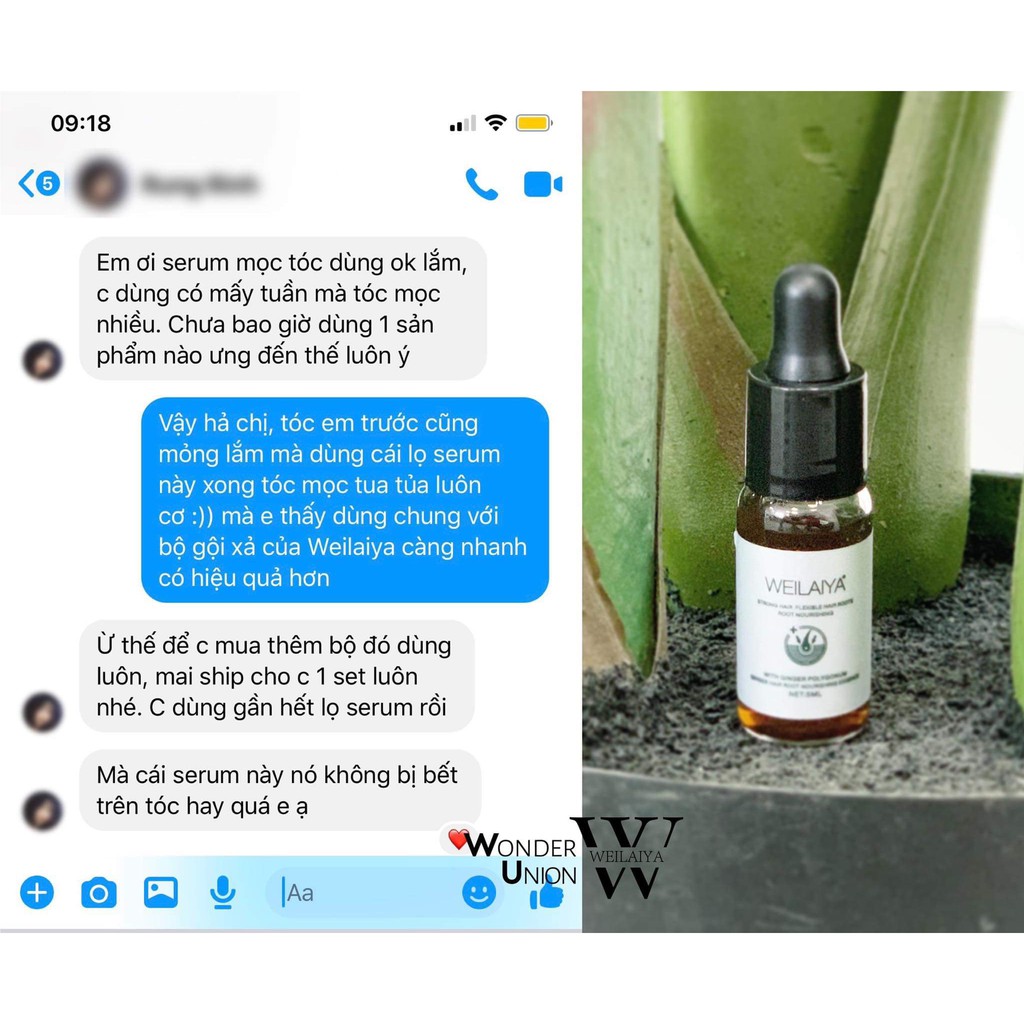 [Dùng Thử Lọ 5ml] Hỗ Trợ Kích Mọc Tóc Nhanh Huyết thanh Serum Mọc Tóc Weilaiya Chính Hãng Cam Kết Hiệu Quả Sau 12 Tuần | BigBuy360 - bigbuy360.vn