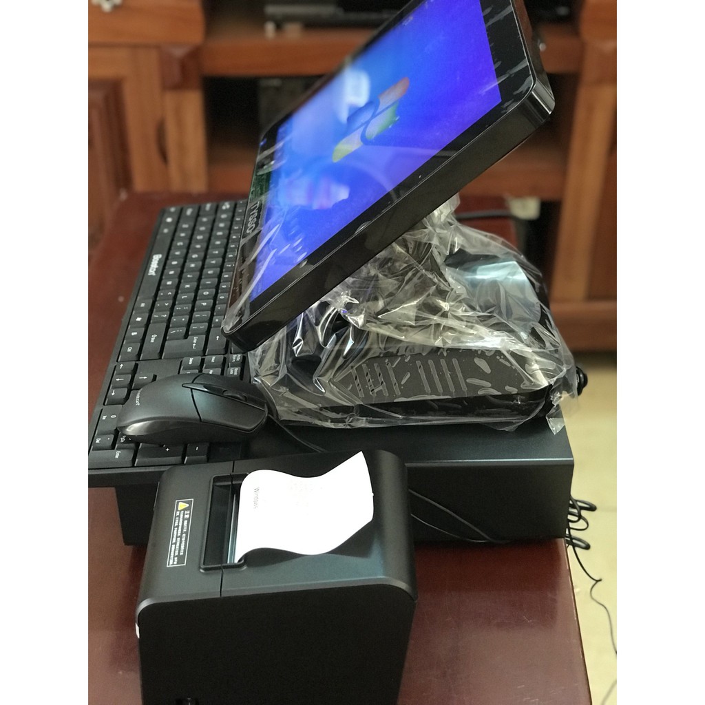 Trọn bộ máy tính tiền cảm ứng( Ứng dụng bán hàng Vĩnh Viễn+ Máy Pos Cảm Ứng + Máy In Bill + Ngăn Kéo + Giấy) | BigBuy360 - bigbuy360.vn