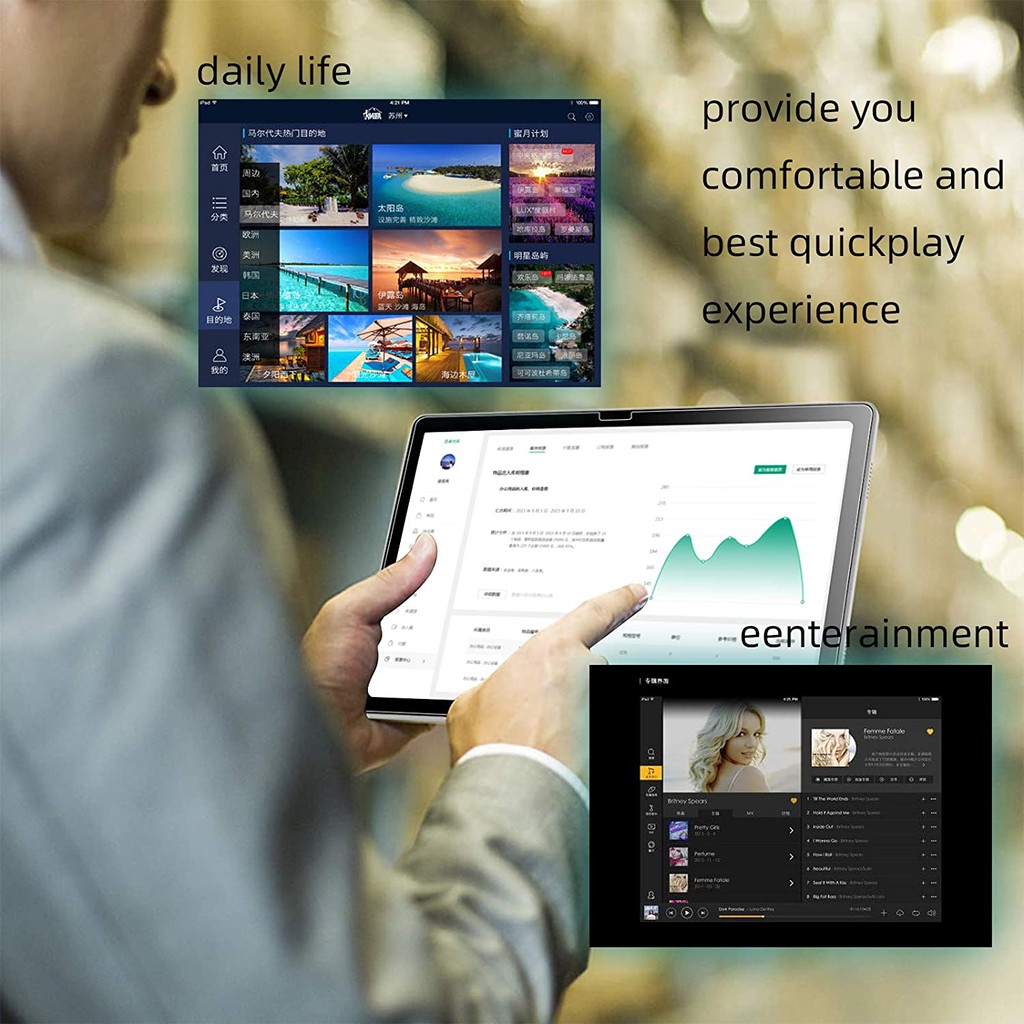Bộ 2 Kính Lọc Bảo Vệ Mắt Chống Chói & Ánh Sáng Xanh Cho Samsung Galaxy Tab S6 / S6 Lite 2022 P613 P619