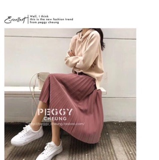 Chân váy dài xếp ly #180k/c