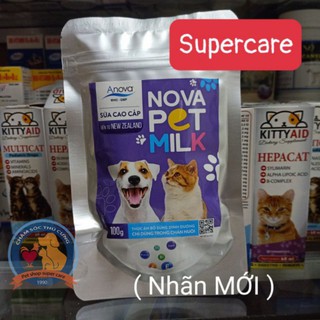 Sữa Bột Cao Cấp - Nova Pet Milk - Cho Chó Mèo Sơ Sinh