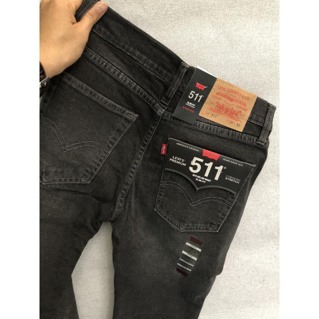 Quần Jeans Levis 511 xám Made in cambodia T02 !