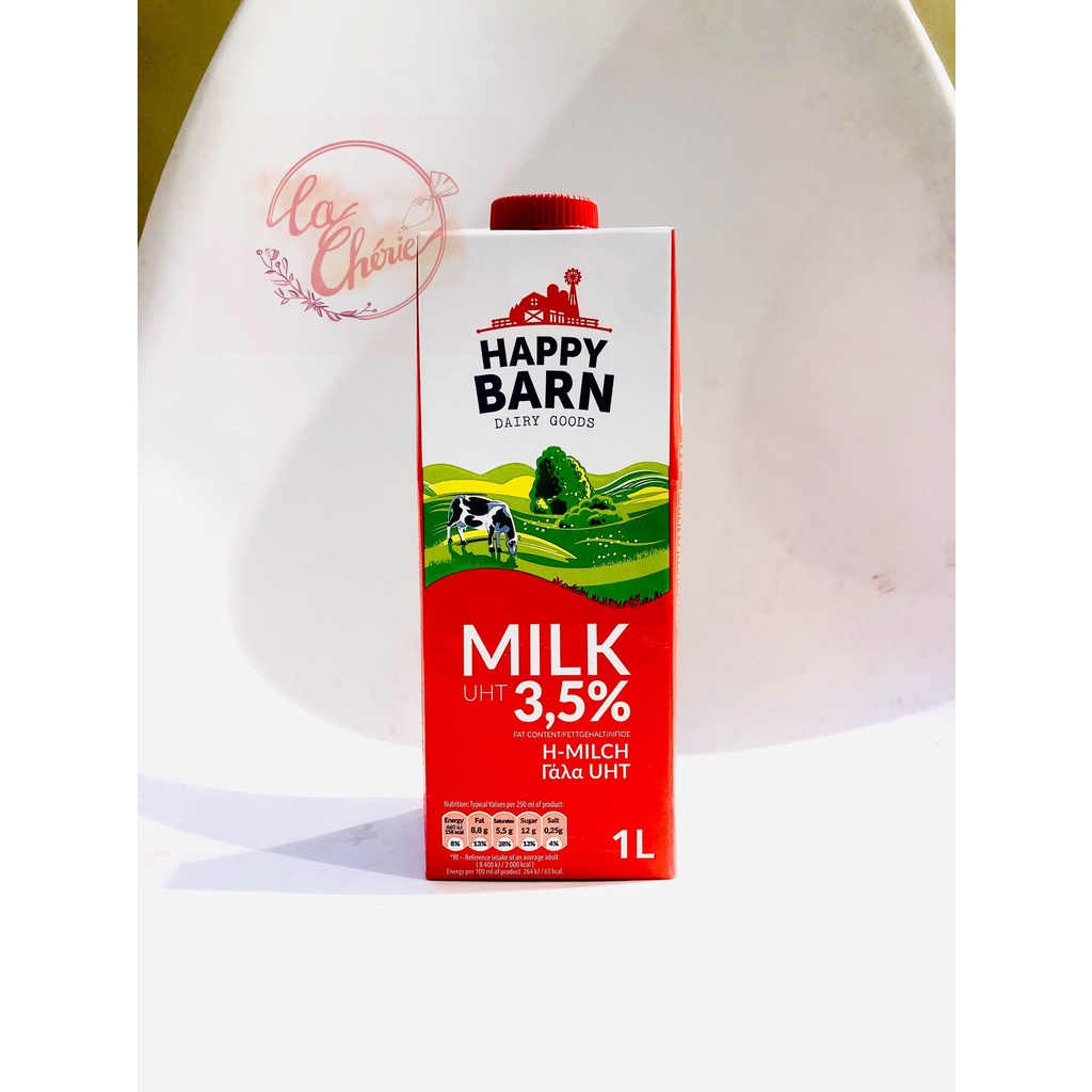 Sữa tươi Nguyên kem Avonmore/ HappyBarn UHT Milk 3.5% 1L