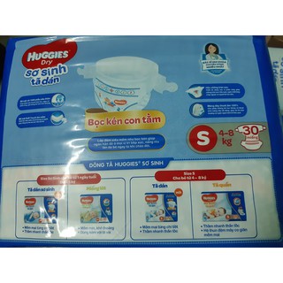 Tã dán sơ sinh H.G mới size S gói 30 miếng