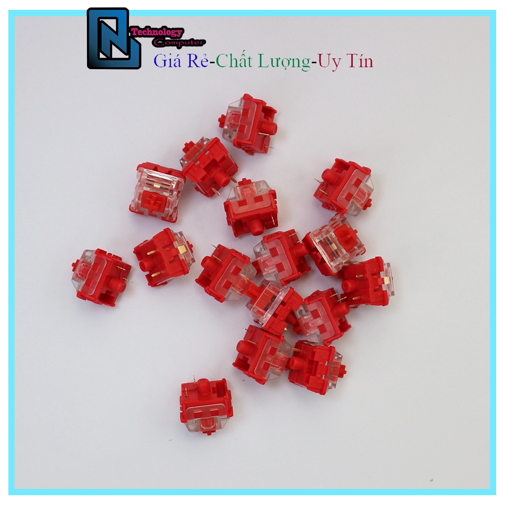 Nút Red Switch Cơ Linear Hãng CIY Logo Bán Lẻ