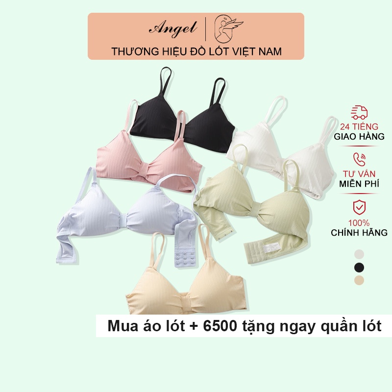 Phiên bản Hàn Quốc của đồ lót cô gái đồng màu không có vòng thép mỏng áo ngực