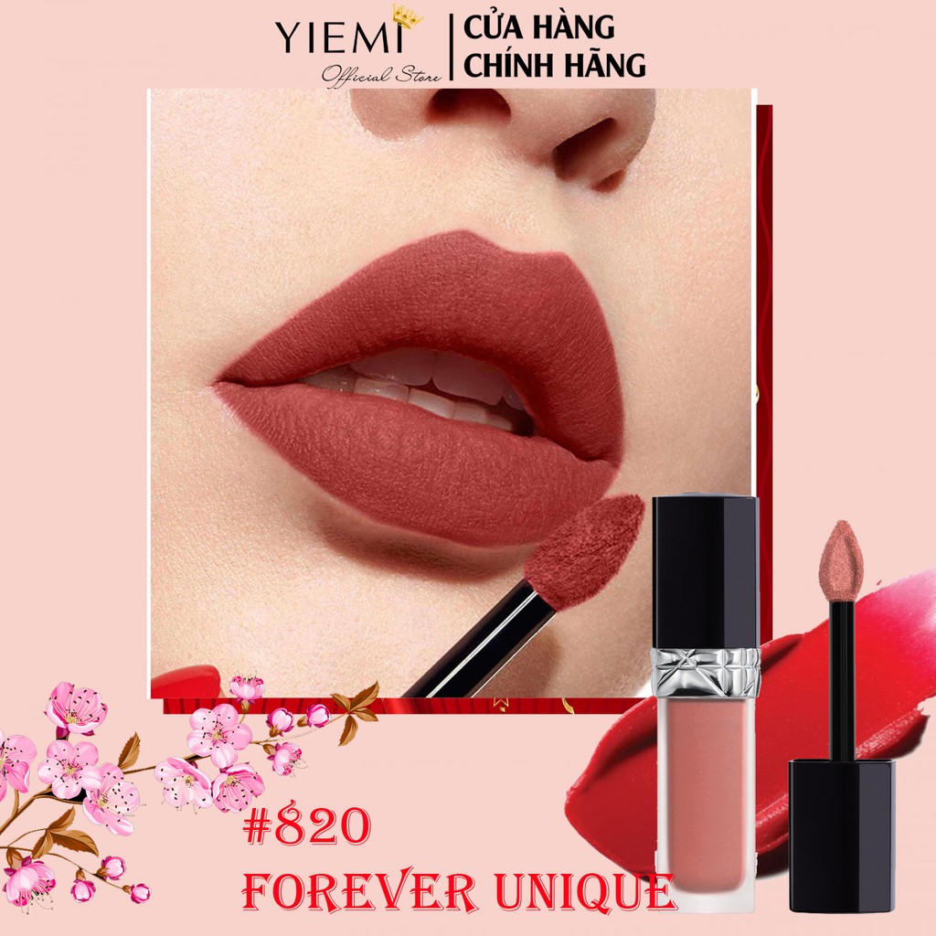  Son Kem Dior Rouge Dior Forever Liquid. Chất Son lì mịn, lên môi quyến rũ và thu hút