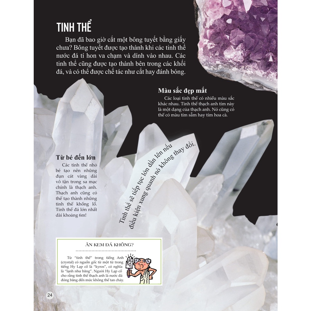 SÁCH - Bách khoa tri thức về khám phá thế giới cho trẻ em - Rocks and Minerals - Đá và khoáng chất