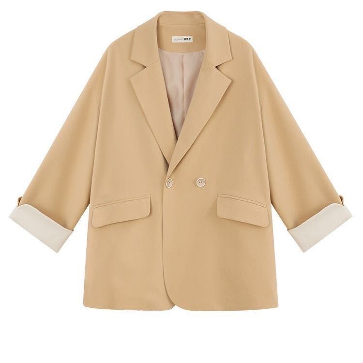 Áo khoác dáng rộng phong cách Hàn Quốc thời trang mùa xuân cho nữ