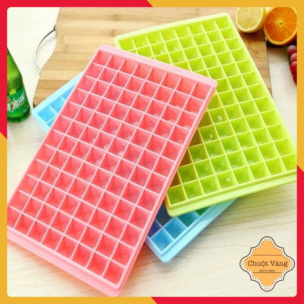 Khay nhựa làm đá viên 96 ô tiện lợi