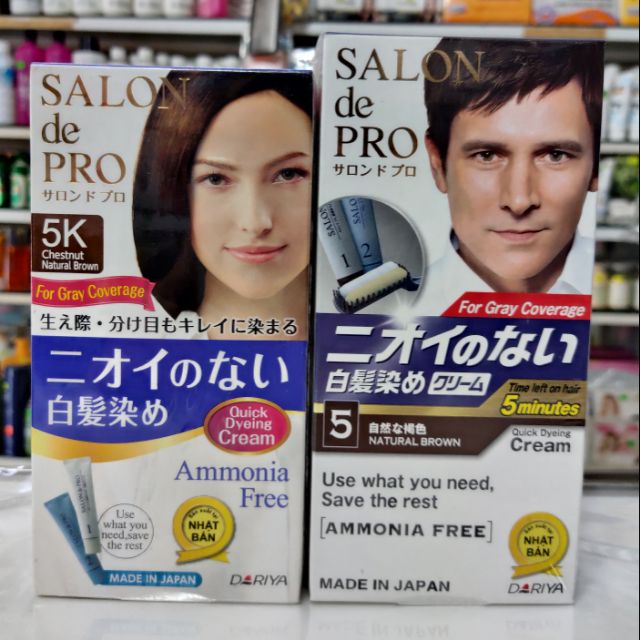 THUỐC NHUỘM TÓC BẠC SALON de PRO