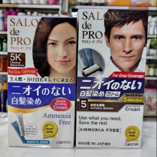 Thuốc nhuộm tóc bạc salon de pro