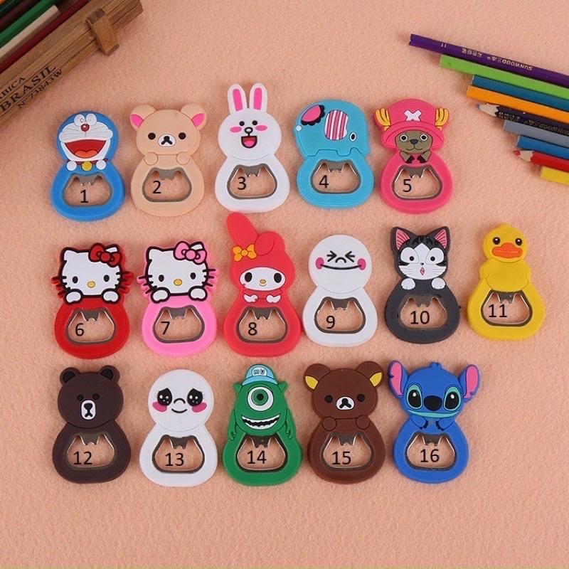 Bật Nắp Chai, Đồ Khui Có Nam Châm Hình Thú Cute