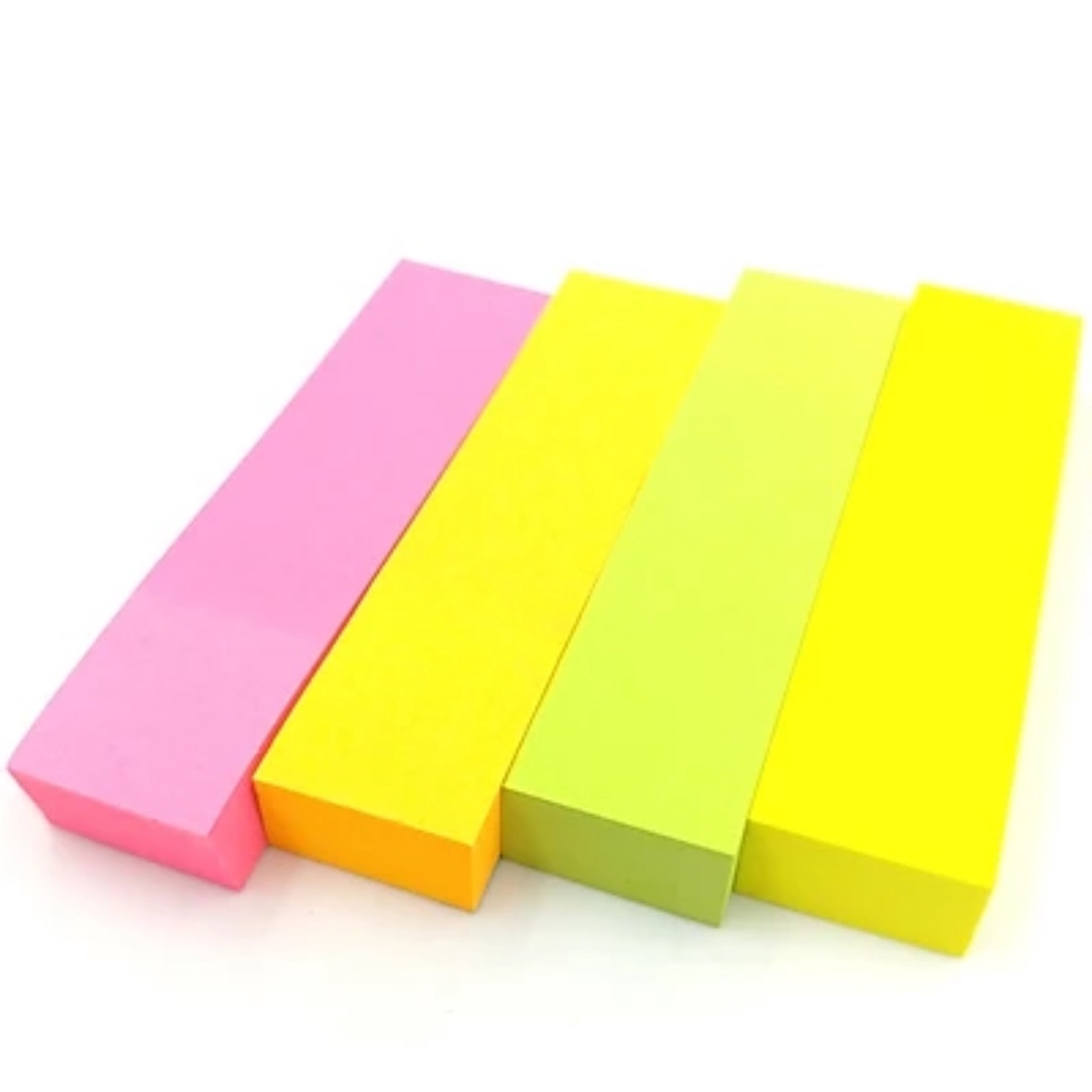 ✅ Giấy Note/Giấy Ghi Chú Dạ Quang Neon Chia Nhiều Màu Dễ Thương