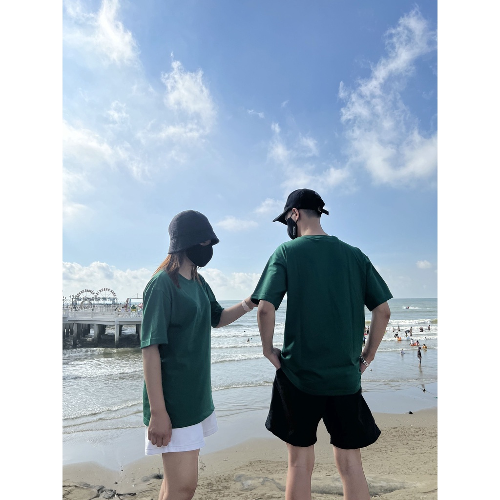 Áo thun tay lỡ nam nữ, áo phông trơn Unisex form rộng cổ tròn nhiều màu chất cotton mát mịn thấm hút mồ hôi A02