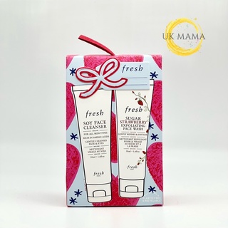 Set sữa rửa mặt và tẩy da chết Fresh