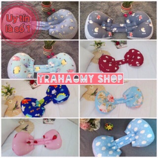 Gối bầu cánh tiên vải cotton cao cấp