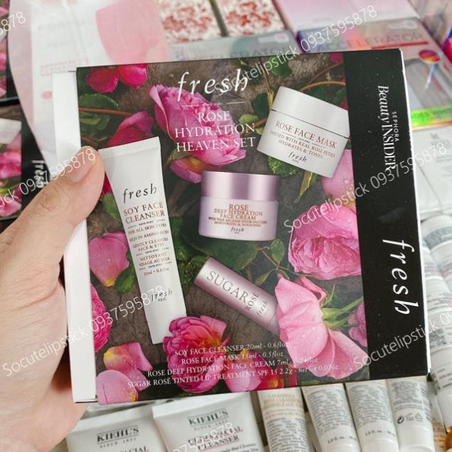 Set dưỡng da Fr.esh Rose Hydration Heavenly Set