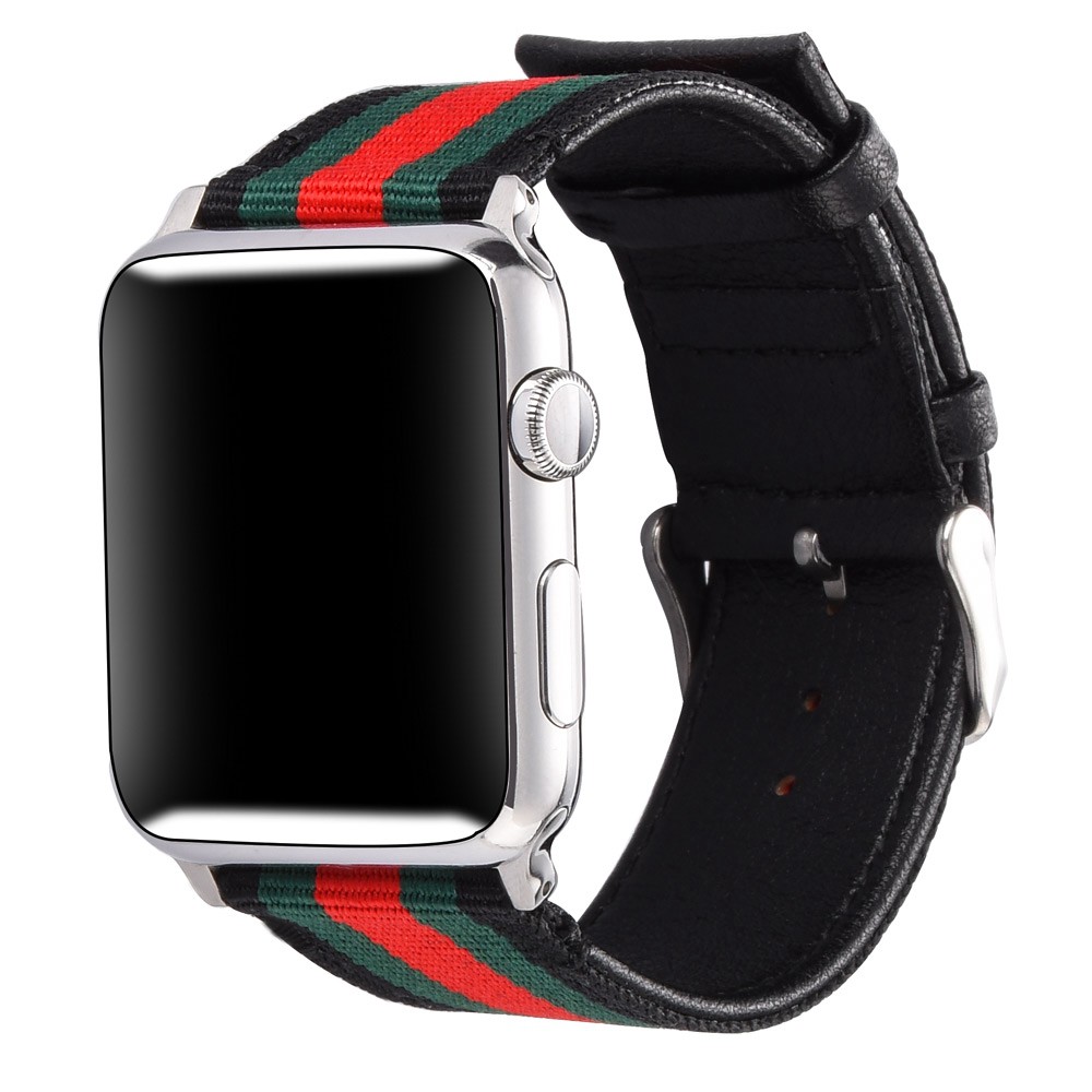 Dây đeo nylon thay thế cho đồng hồ thông minh Apple Watch Series 1 2 3 4 5 6 SE 38mm 40mm 42mm 44mm Series 7 41mm 45mm