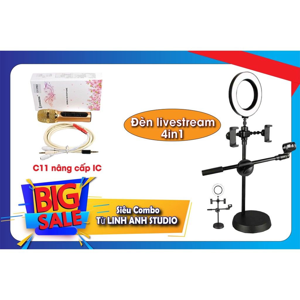 micro Livestream C11 Bản Nâng Cấp với công nghệ bắt xa lên đến 3m