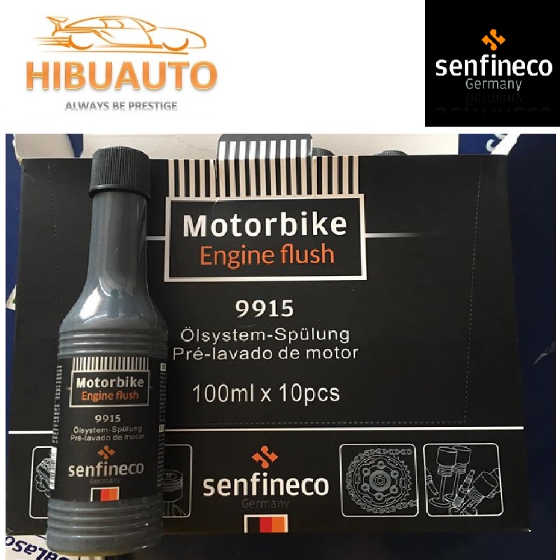 Dung Dịch Súc Rửa Động Cơ Xe Máy SENFINECO 9915 100ML Motorbike Engine Flush | HIBUCENTER