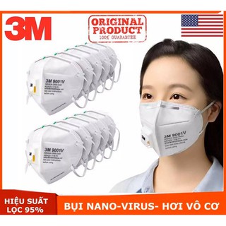Khẩu trang 3M tích hợp bộ lọc không khí