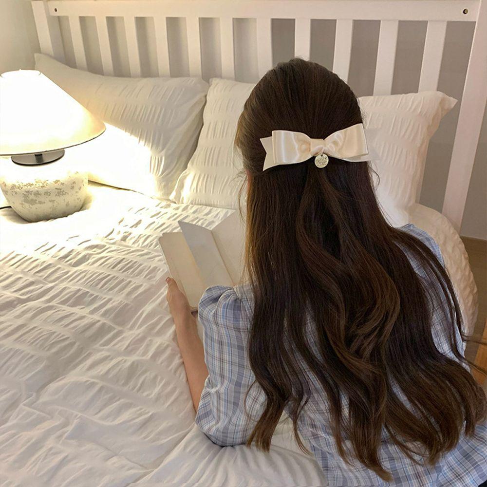 MXGOODS Kẹp Tóc Hình Nơ Phong Cách Hàn Quốc Thời Trang Cho Nữ