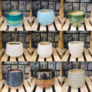 CHẬU SỨ TRỒNG CÂY MINI - HÀNG XUẤT KHẨU