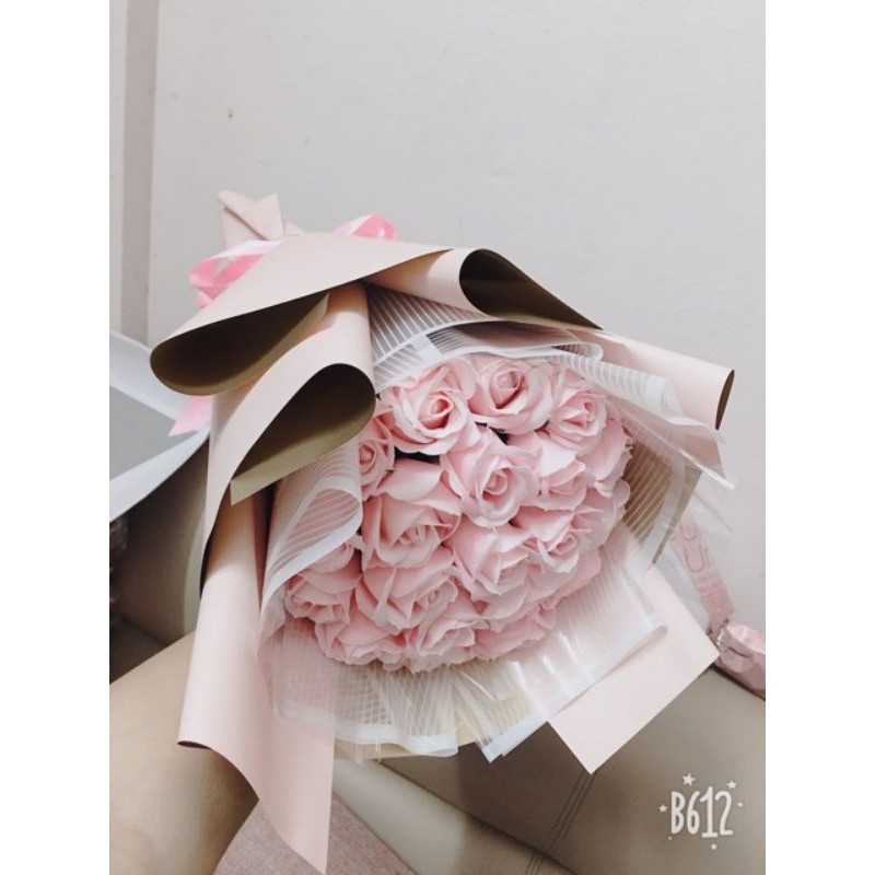 HOA HỒNG SÁP THƠM 20 BÔNG ĐỦ MÀU