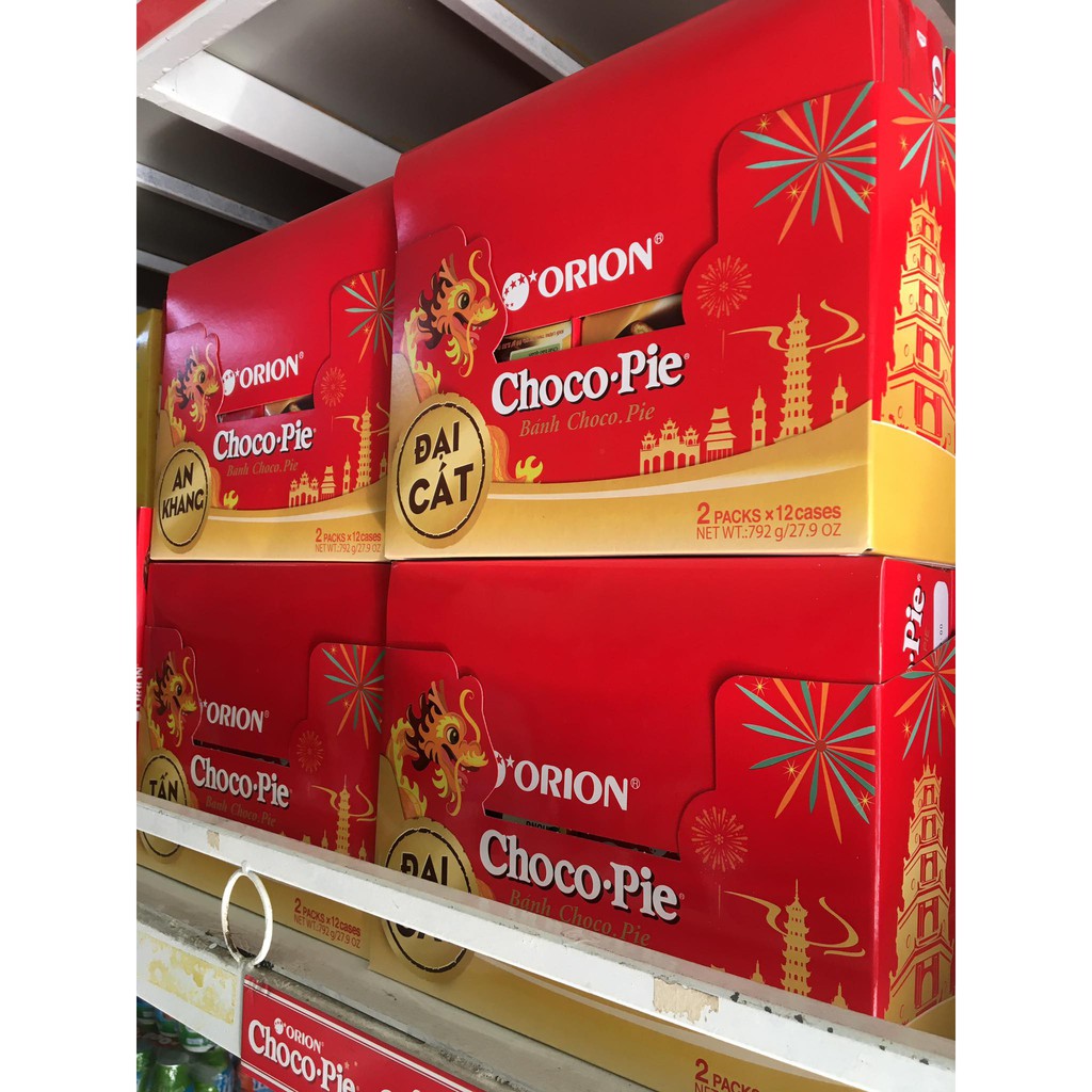 Lốc 12 Hộp Bánh Choco-Pie 792g ( 2 chiếc x12 hộp/ lốc)