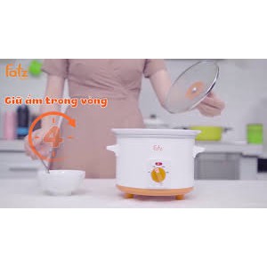 NỒI NẤU CHÁO CHẬM FATZ 1,5L - CÔNG NGHỆ HÀN QUỐC