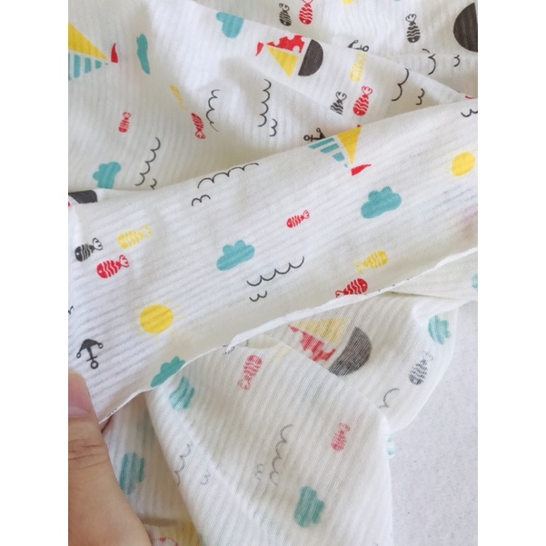 Vải cotton giấy hình chiếc thuyền