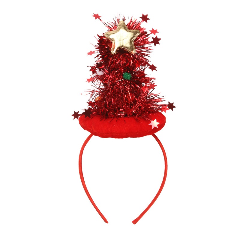 Flgo Băng Đô Cài Tóc Hình Cây Thông Giáng Sinh Lấp Lánh